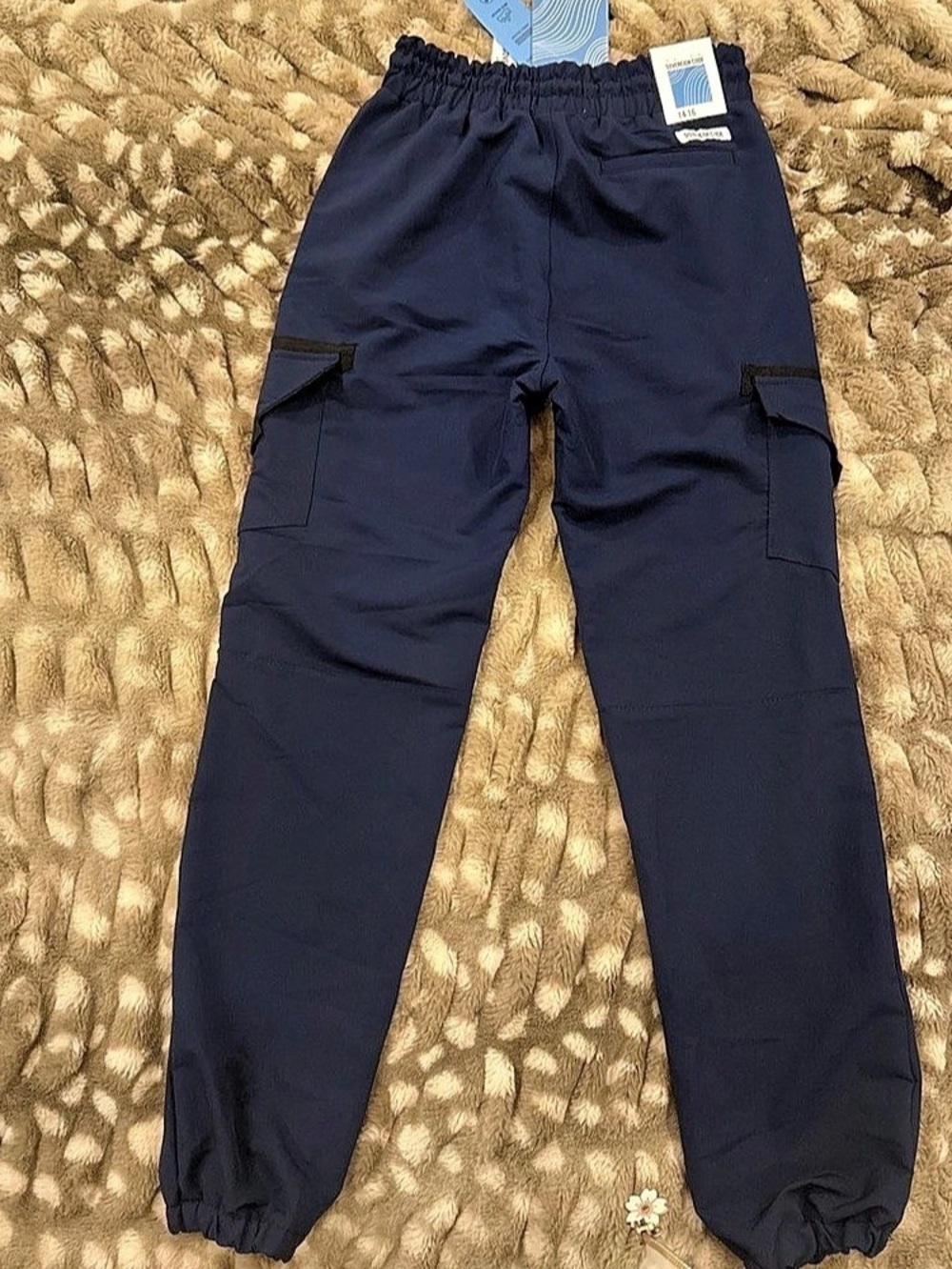 Sovereign Code Cargo Jogger Pants in Blue Boys 14-16 NWT